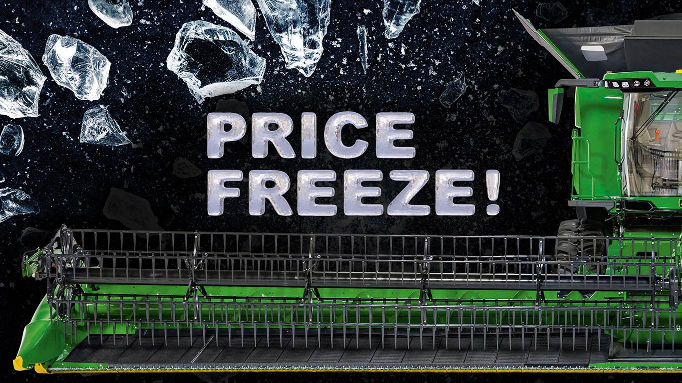 Kampanja zamrznitve cen kombajnov