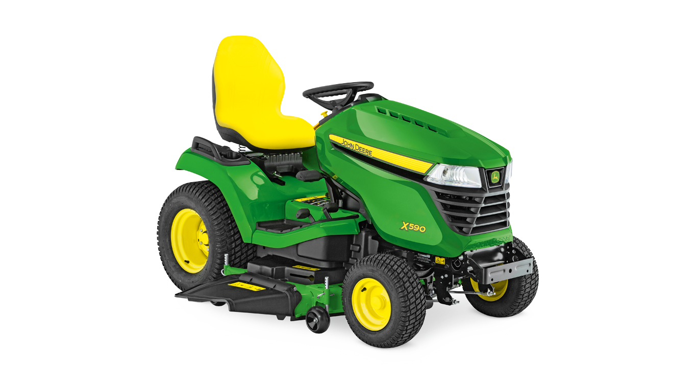 X590, vrtni traktorji, traktorske kosilnice