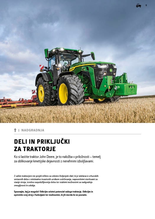 Deli in priključki za traktorje